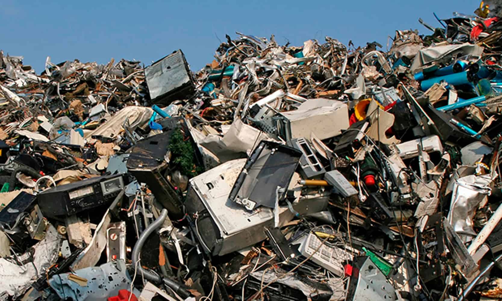 ¿Cómo se clasifica la basura electrónica?