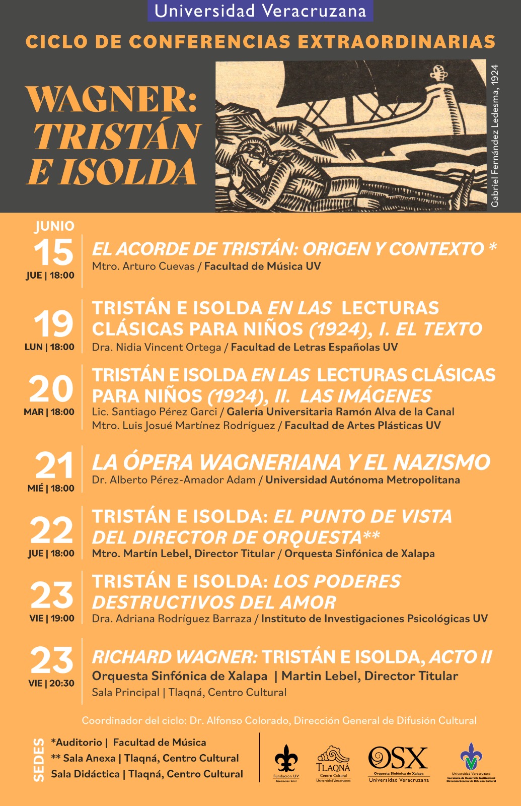 Ciclo de conferencias extraordinarias Tristán e Isolda